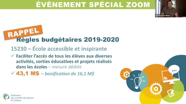 Mises &agrave; jour sur les activit&eacute;s &eacute;ducatives disponibles