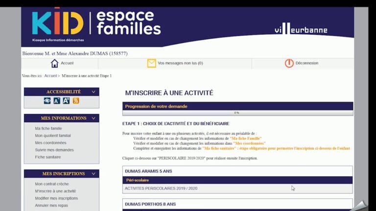 Confirmation d’inscription aux activit&eacute;s p&eacute;riscolaires